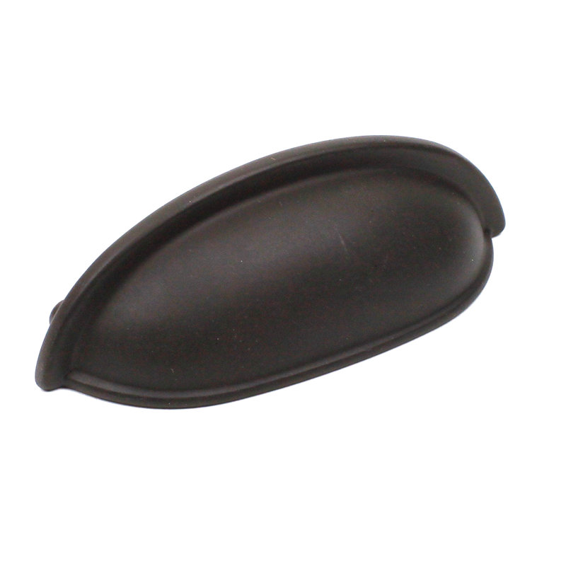 Yukon 3" Center to Center Cup/Bin Pull, Oil Rubbed Bronze