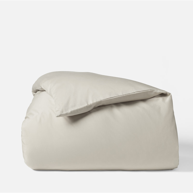 Cloud Soft Sateen Sateen Duvet Cover, Twin Duvet Cover, Stone