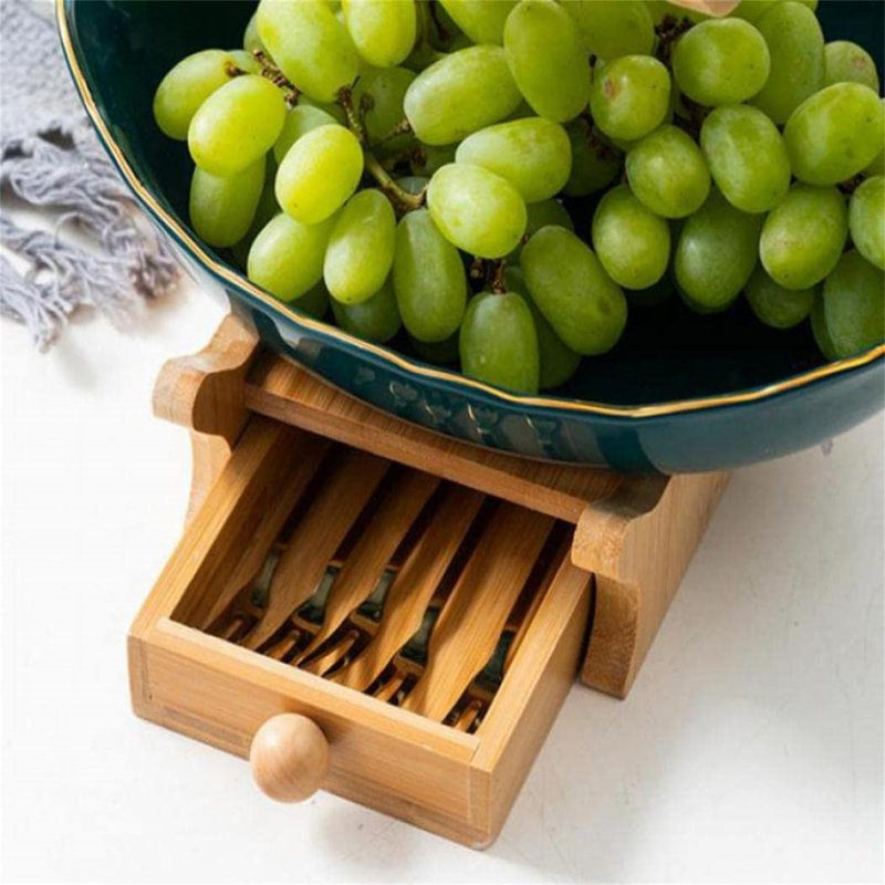 Fruit Plate Set Fruit Basket For Kitchen Counter (Three Layer)