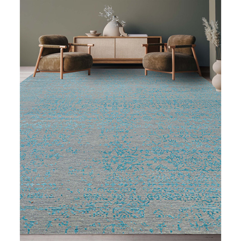 Wool Area Rug, Rectangle 8' x 10'