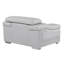 Chaise en cuir italien à grain supérieur-907692754