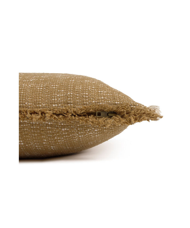 Handloom Cushion, Square 18", Ochre