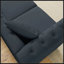 Canapé Chesterfield 80 po pour salon-1992153361