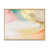 Toile avec cadre flottant brun
