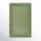 Dolma Hand Loomed Wool Medium Green Rug