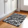 Premium Machine Washable Cerrito AMF501 Black Rug