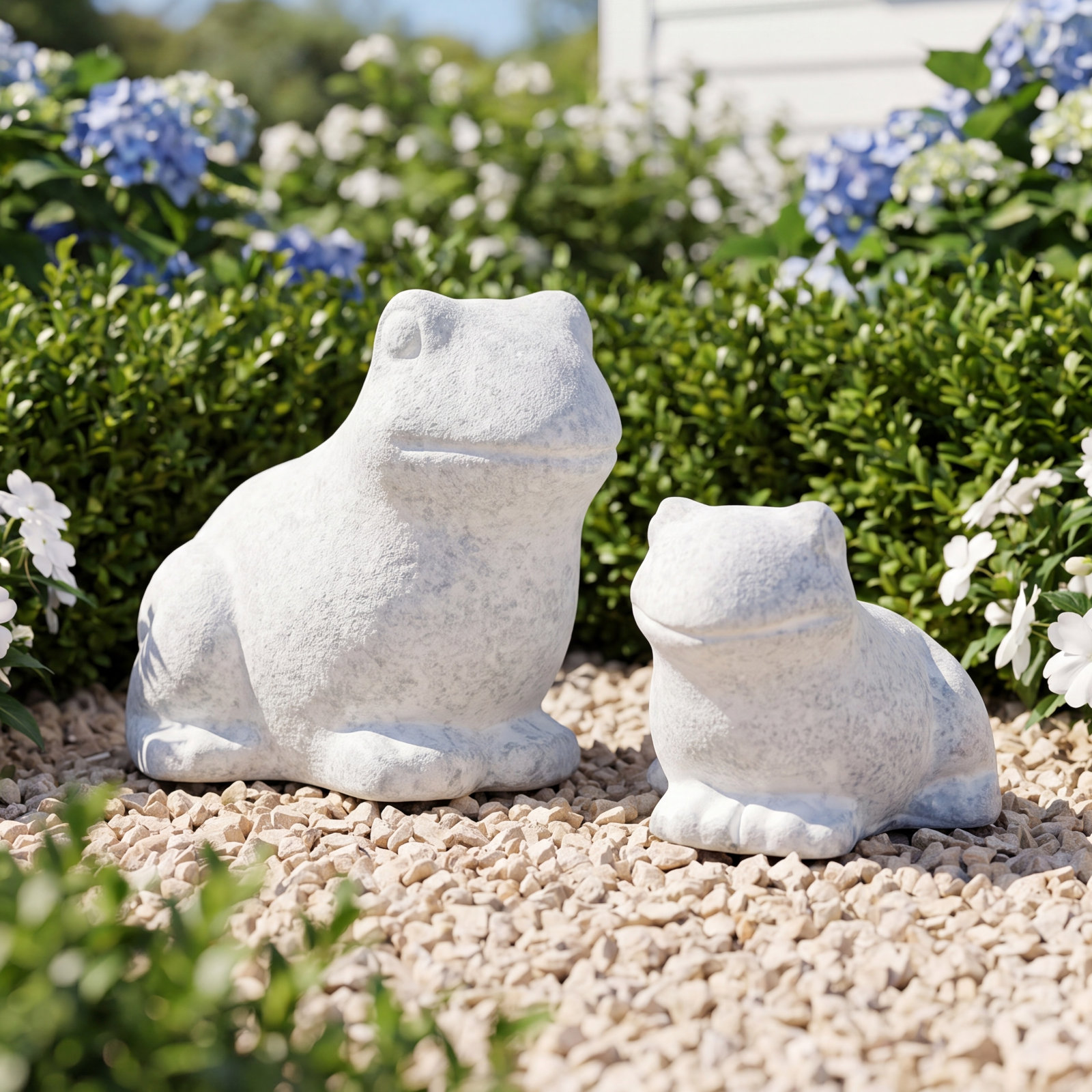 Veasey Frog Garden Statue