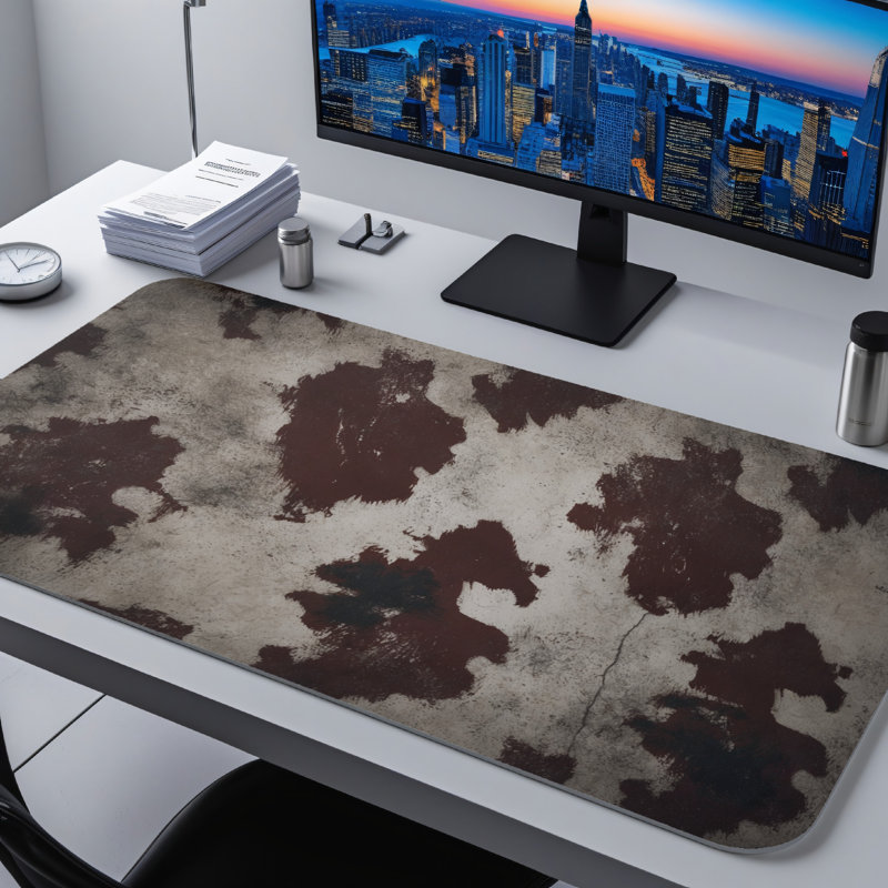 Polyester Desk Pad, 31.5x15.5