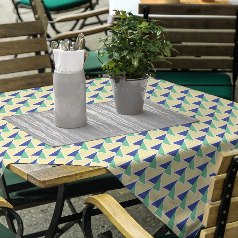 Flèches Nappe, Bleu / Jaune / Vert
