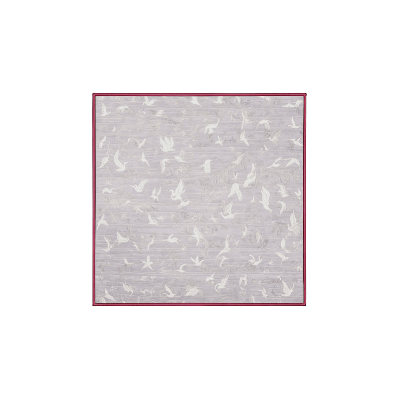 Tapis beige lavable à la machine, Carré 8 pi