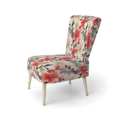 Fauteuil d'appoint rembourré Lakiara