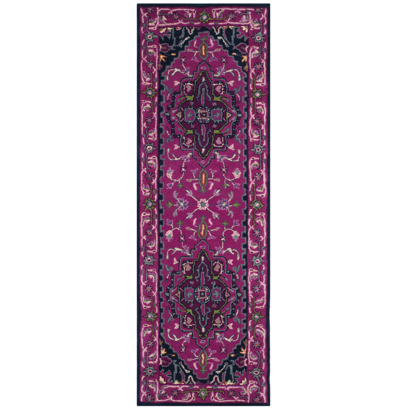 Blokzijl Hand Tufted Wool Oriental Rug, Runner 2'3" x 7'