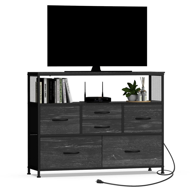 Aavyn 39'' W Storage Credenza, Noir
