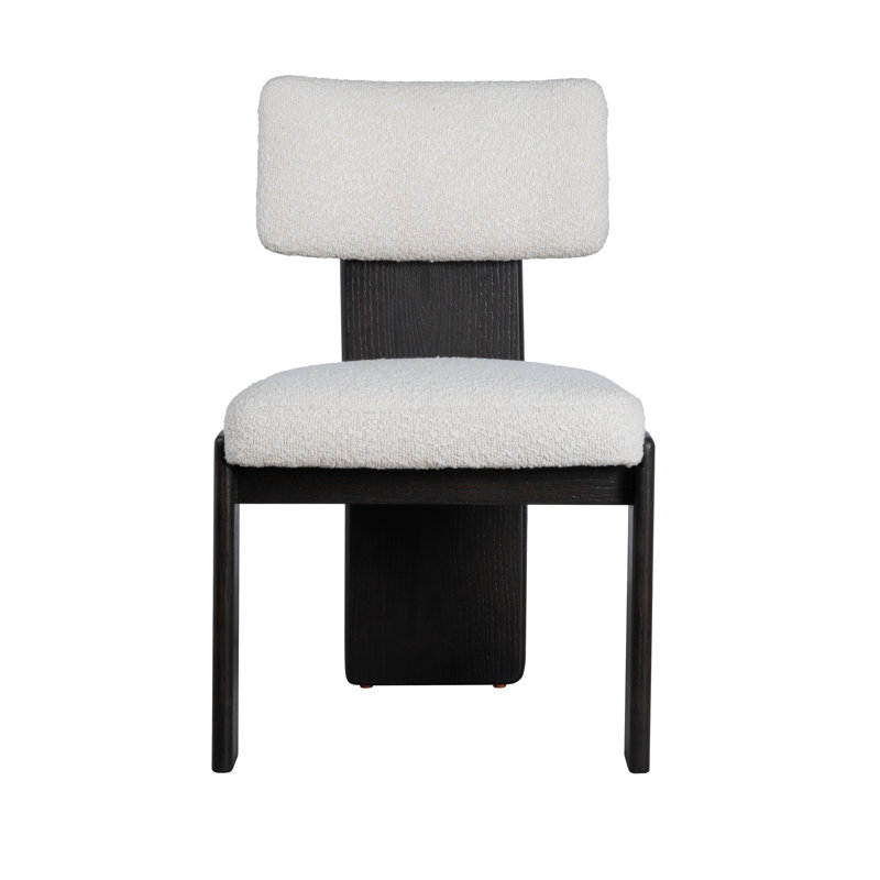 Zared Dining Chair, Cream, Black