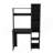 Writintg Desk, Two Superior Shelves, Five Cubbies -Black-1045655476-1045655432
