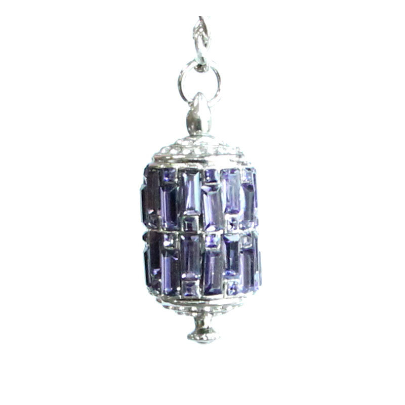 Porte-clés de prière de prospérité, Mauve
