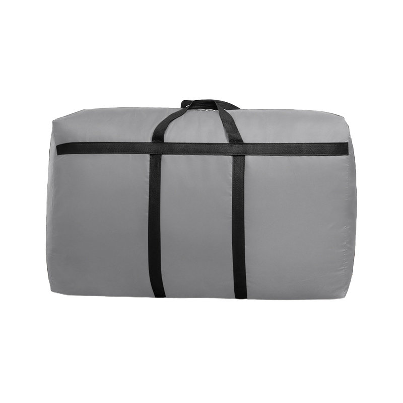  Large Storage Bags, Heavy Duty Closet Organizers and Storage, Foldable Storage Containers for Blanket, Comforter, Pillow, Bedding, Gray