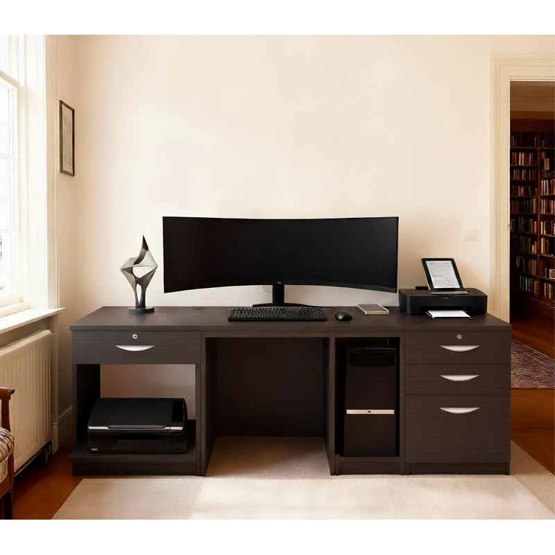 Walshaw Computer Desk, Black Havana