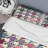 Multicolor Geometric Patchwork - Abstract Duvet Cover Set - Microfiber Polyester-1511499633