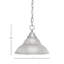 Luminaire suspendu en métal à double chaîne avec suspension Aeronwen-684562985-684562986-684562979