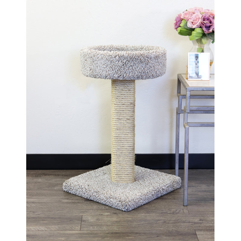 New Cat Condos 25″ Cat Scratching Post with Perch, 25" H x 16" W x 15.5" D