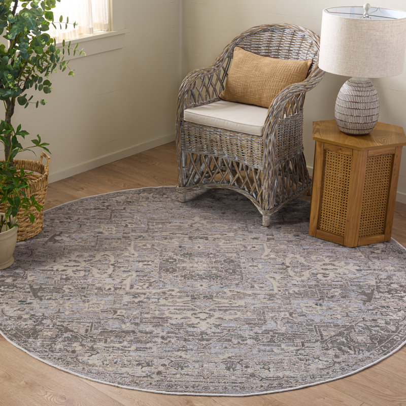 Miranda 306 Performance Oriental Rug, Round 6'6"