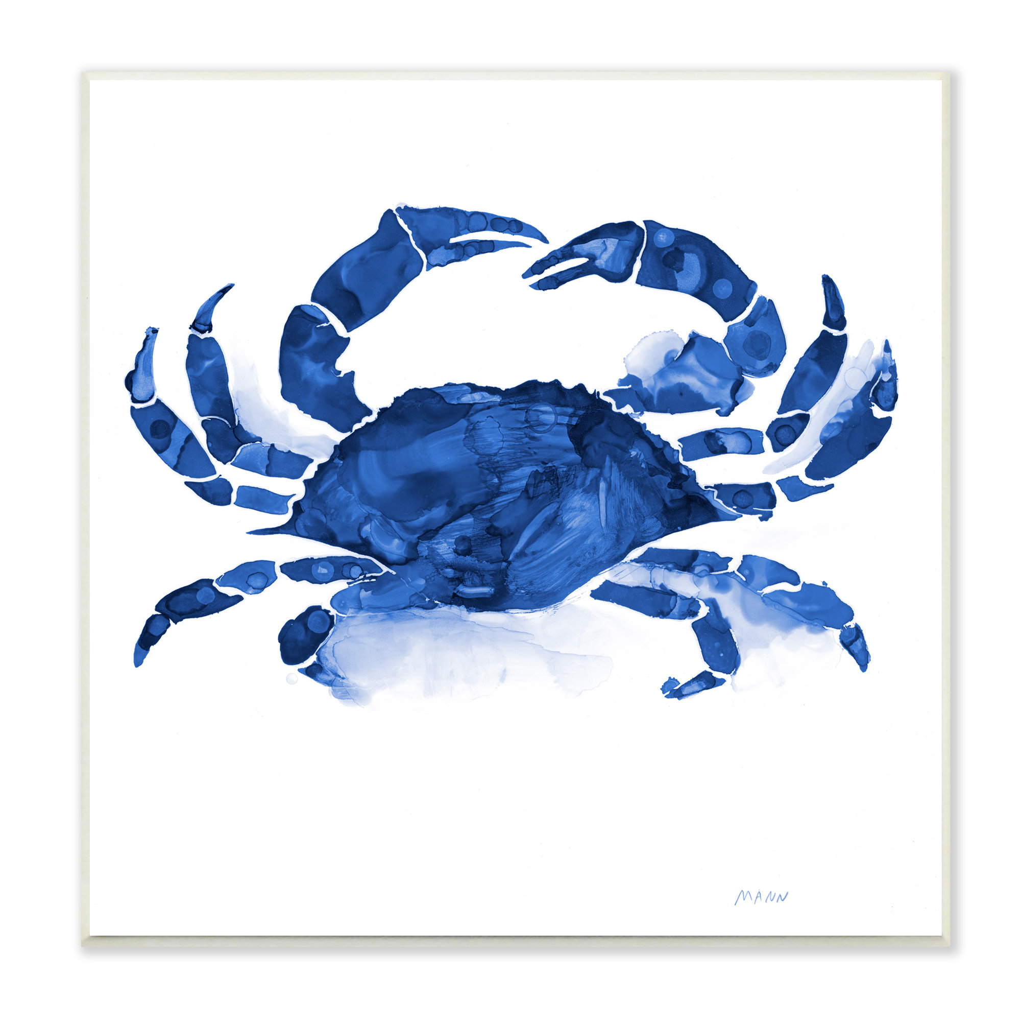 Buy: Great Blue Sea Crab Summer Art Coastal