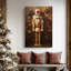 «Warm Lantern Hearth Carol», toile tendue avec châssis de qualité supérieure-454323043