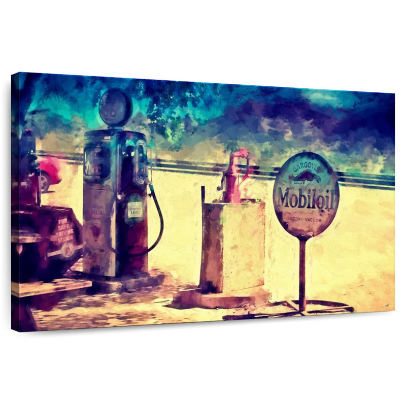 Mehar Gas Station 66 Wild West, 20" H x 30" W