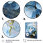 Hortensia bleue subtile sérénade - impression-227694869-227694877