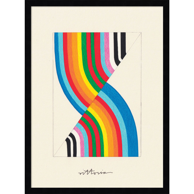It's Always An Almost by Amber Vittoria, Black Framed, 19" W x 25" H x 1" D