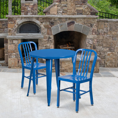 4 - Person Patio Dining Set with Round Table