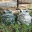Statue de jardin fantaisiste crapaud «Stretch»-131275971-131275973-131275974