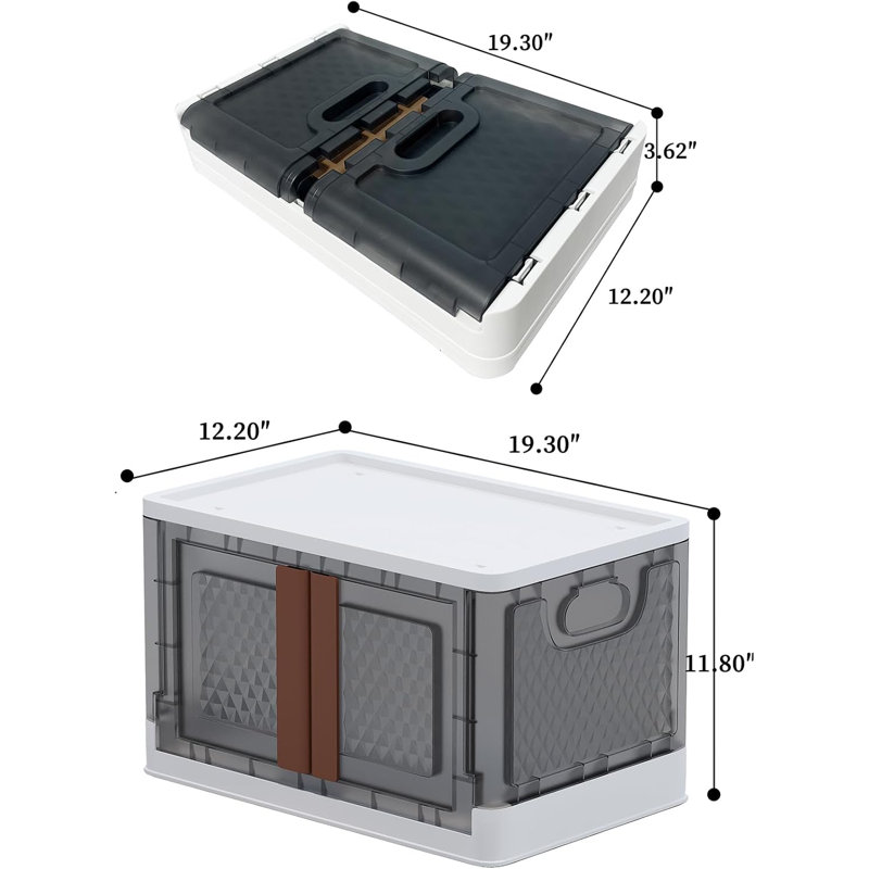 Stackable Storage Bins with Lids