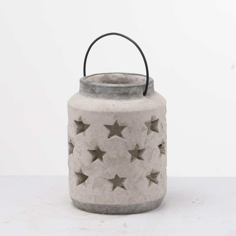 Muskoka Concrete / Cement Tabletop Lantern, Large
