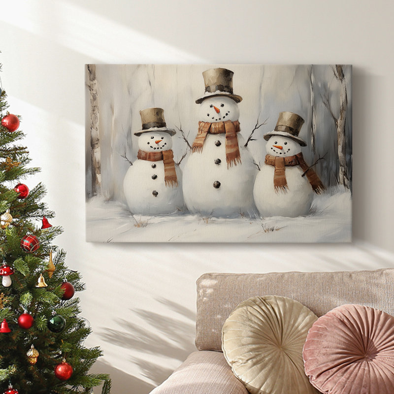 Art des Fêtes de Noël - Toile tendue avec châssis - Série 3-C III, H 8 po x l 12 po
