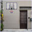Panier de basketball mural, dossier incassable 45 x 29 pouces, cercle pliable, cercle durable et filet résistant aux intempéries pour une utilisation intérieure et extérieure