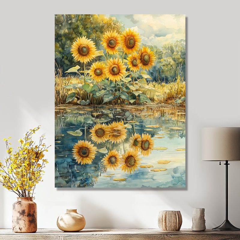 Dorna - impressions murales florales, Toile tendue, Ne s’applique pas, H 20 po x l 12 po