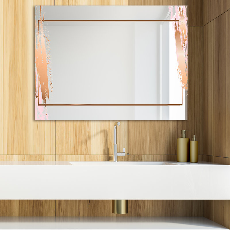 Modern & Contemporary Vanity Mirror, 48" H x 30" W, Minimal Modern and Contemporary