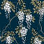 Zen Floral Metallic Wallpaper Double Roll-1884634353