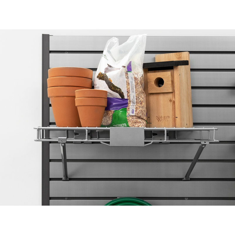 2 Piece Slatwall Accessory Kit, 3.7" H x 23.9" W x 14.4" D