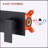 Wall Mount Faucet For Bathroom Sink Or Bathtub, Single Handle 2 Holes Brass Rough-In Valve Included, Matte Black-119318035