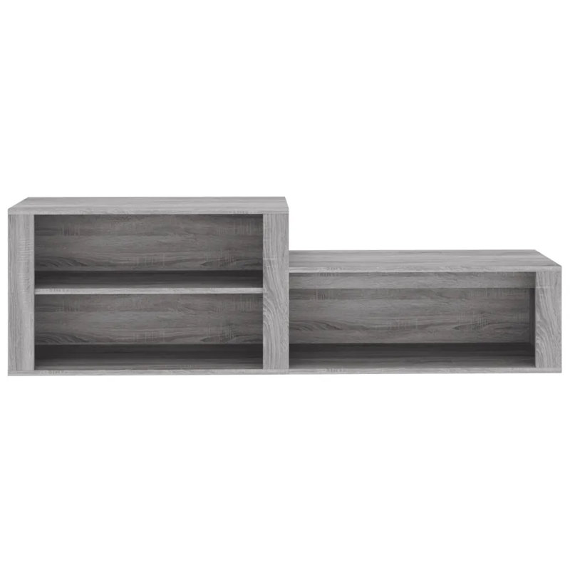 9 Pair Shoe Rack, Grey Sonoma