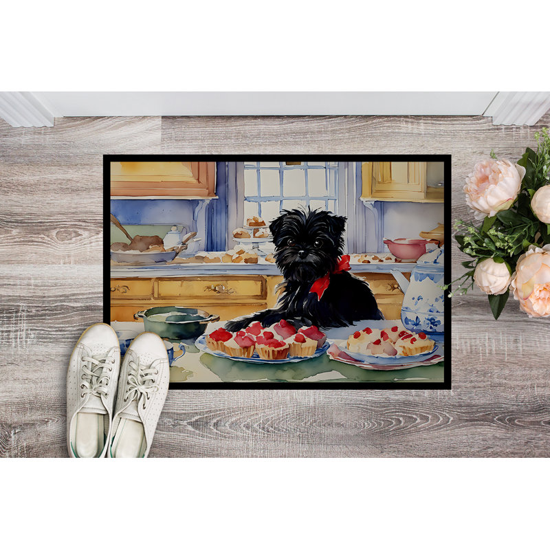 Paillasson Affenpinscher Junya DAC3705, L 18 po x L 27 po