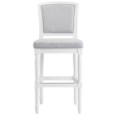 Tabouret de bar Charleston avec siège et dossier rembourrés
