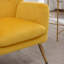 Fauteuil d'appoint capitonné à boutons