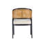 Chaise d'appoint rembourrée en mousse de 19 po H Aliha