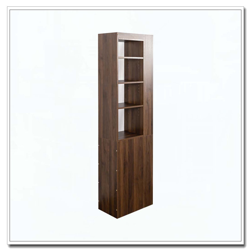 Bibliothèque en bois, Noyer