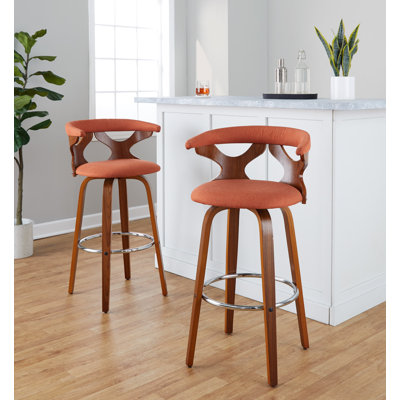 Gardenia Swivel Upholstered Counter Stool
