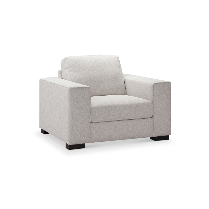 Fauteuil en polyester Gloska, 100 % polyester gris